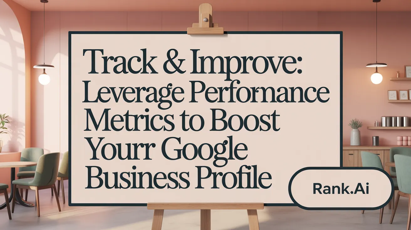 Track & Improve: Leverage Performance Metrics to Boost Your Google Business Profile