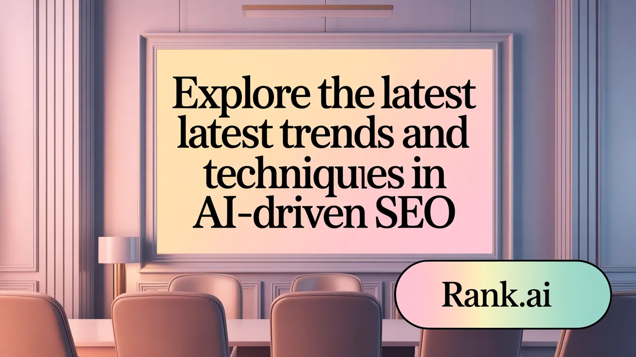 Explore the Latest Trends and Techniques in AI-Driven SEO