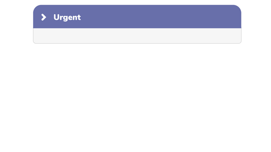 School leader concerning reflection alert portal. School leaders can see a list of student reflections that were flagged by the system for concerning language and tone. They can click in to review and address these alerts.