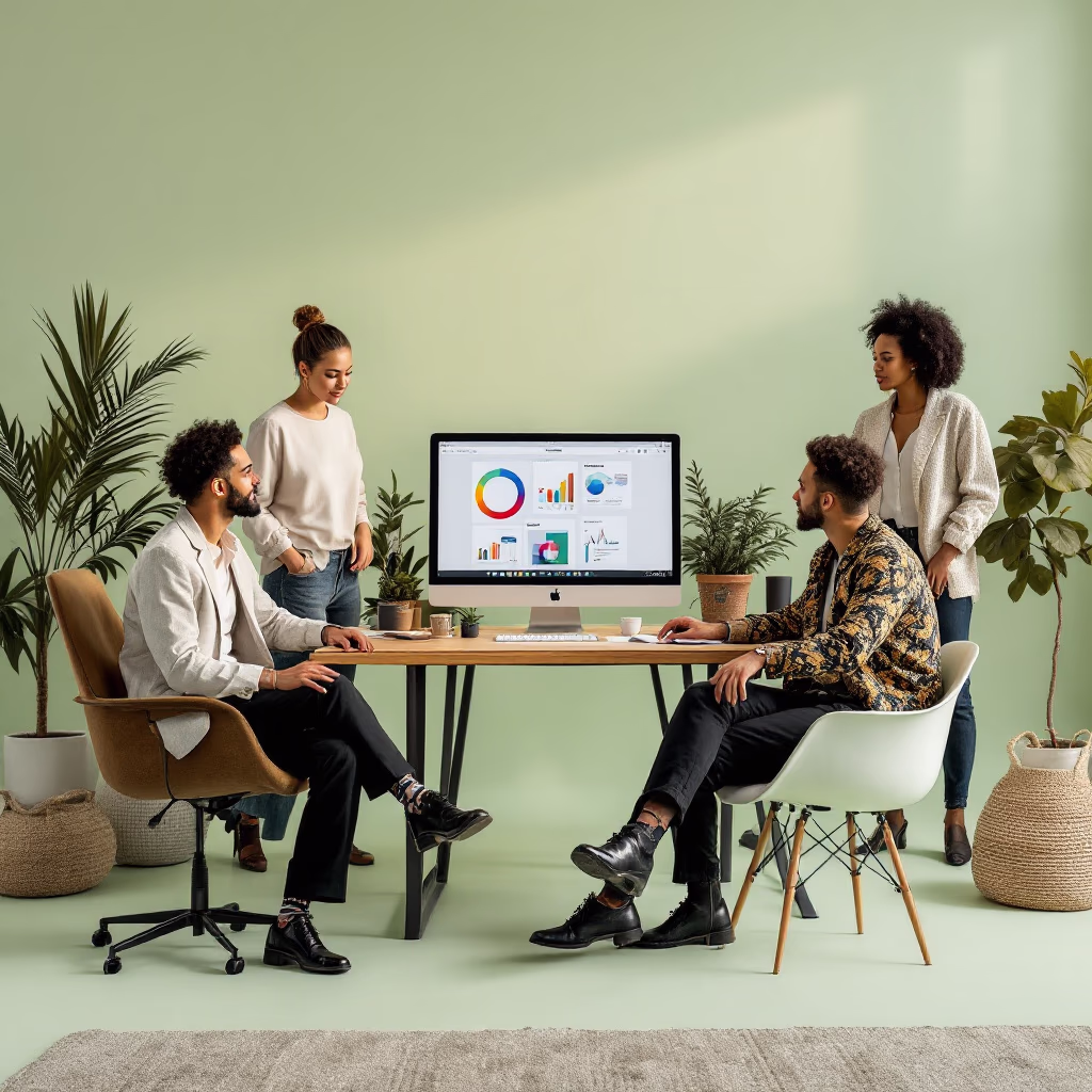 [team] image of teamwork in the studio