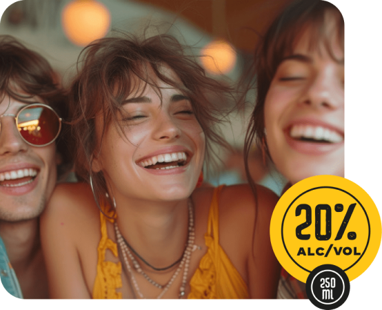 SaHo Vodka Energy Drink 20% Vol – junge Menschen feiern und genießen gemeinsam den Premium Vodka-Energy