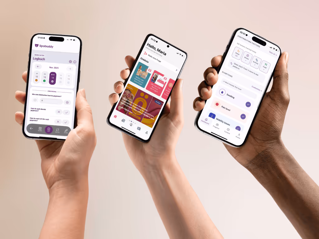 Lipödem Apps im Vergleich