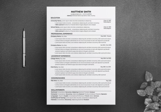 Academic CV / Resume Design
Present your academic achievements, research, and projects in a professional and impactful way. We create tailored academic CVs and resumes that highlight your skills, publications, and experiences, ensuring you stand out in university applications, scholarship submissions, and academic opportunities.