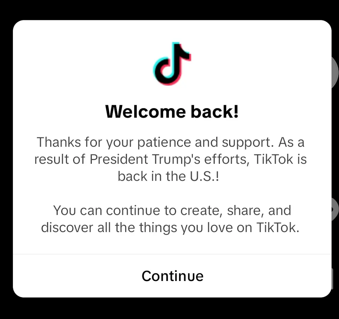 President Trump Halts TikTok Ban in Defense of Free Speech