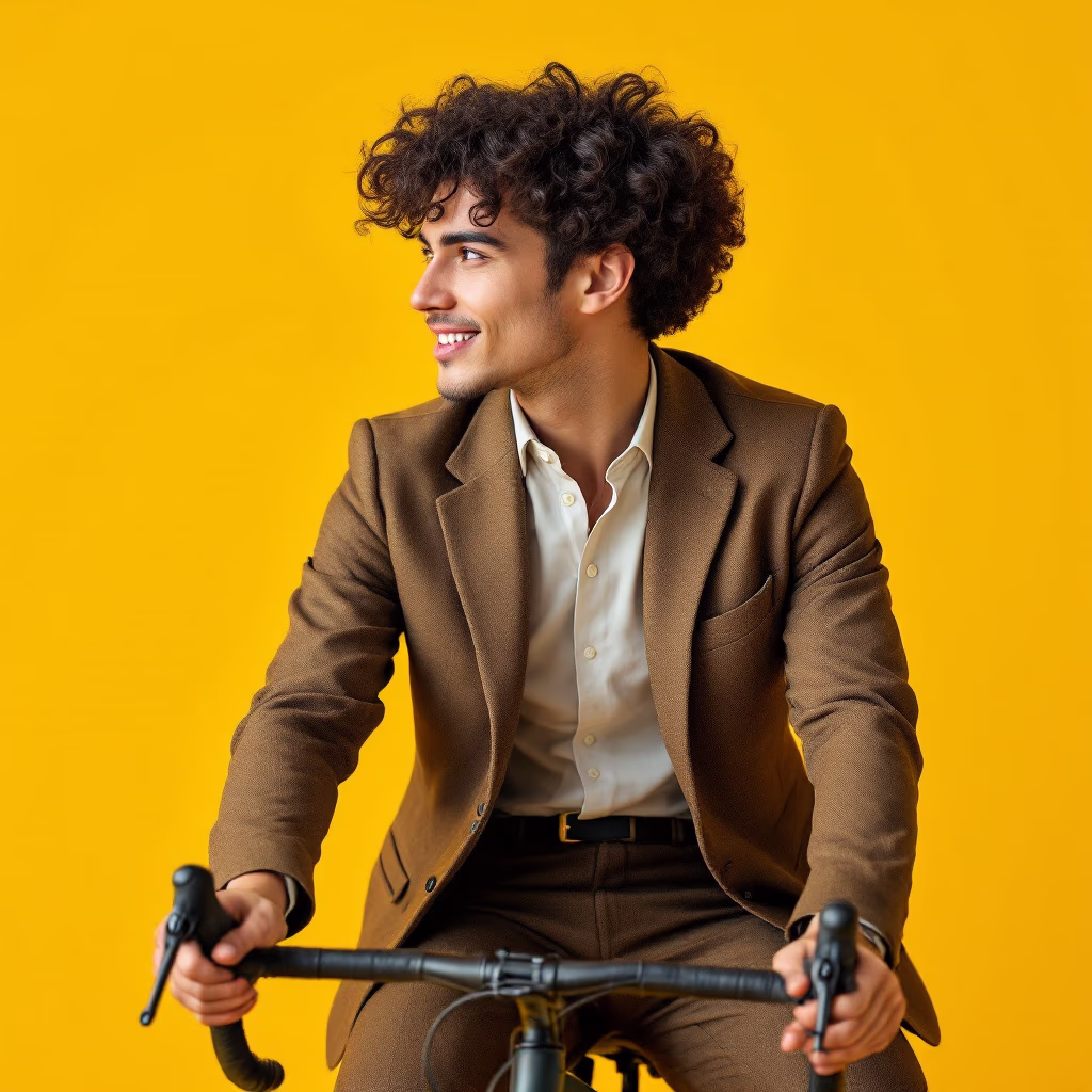 [team] image of individual team member (for a bicycle shop)
