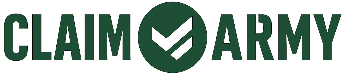 The logo of ClaimArmy which helps people resolve medical claim denials.