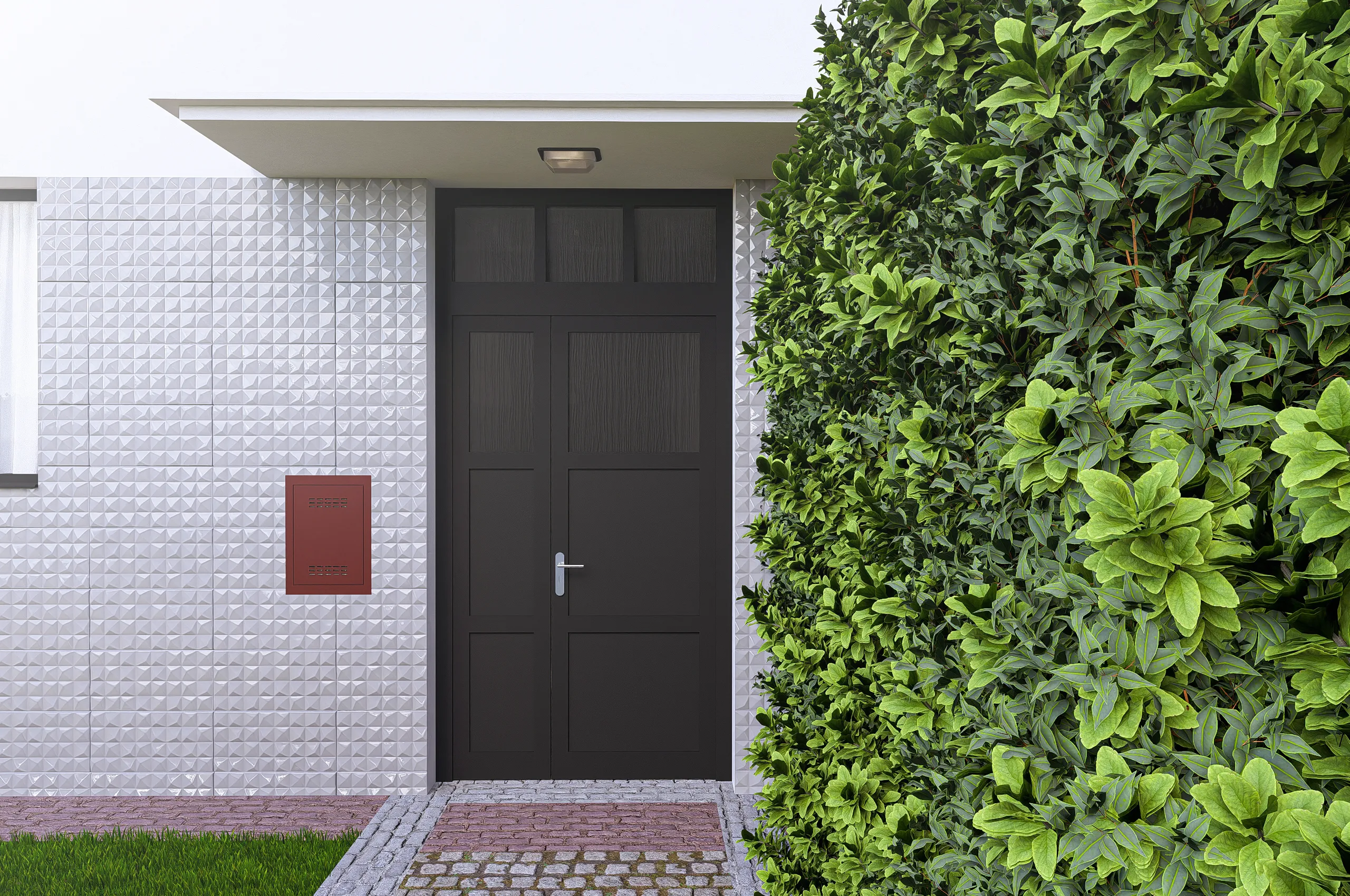 image of a tidy living room (for a cleaning service)