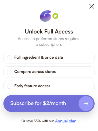 guava AI by Journey Foods Journey AI Guap score