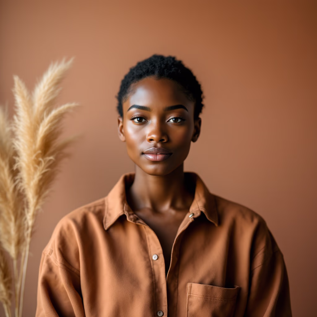 <subject>[headshot] image of customer (for a productivity tools business)</subject>