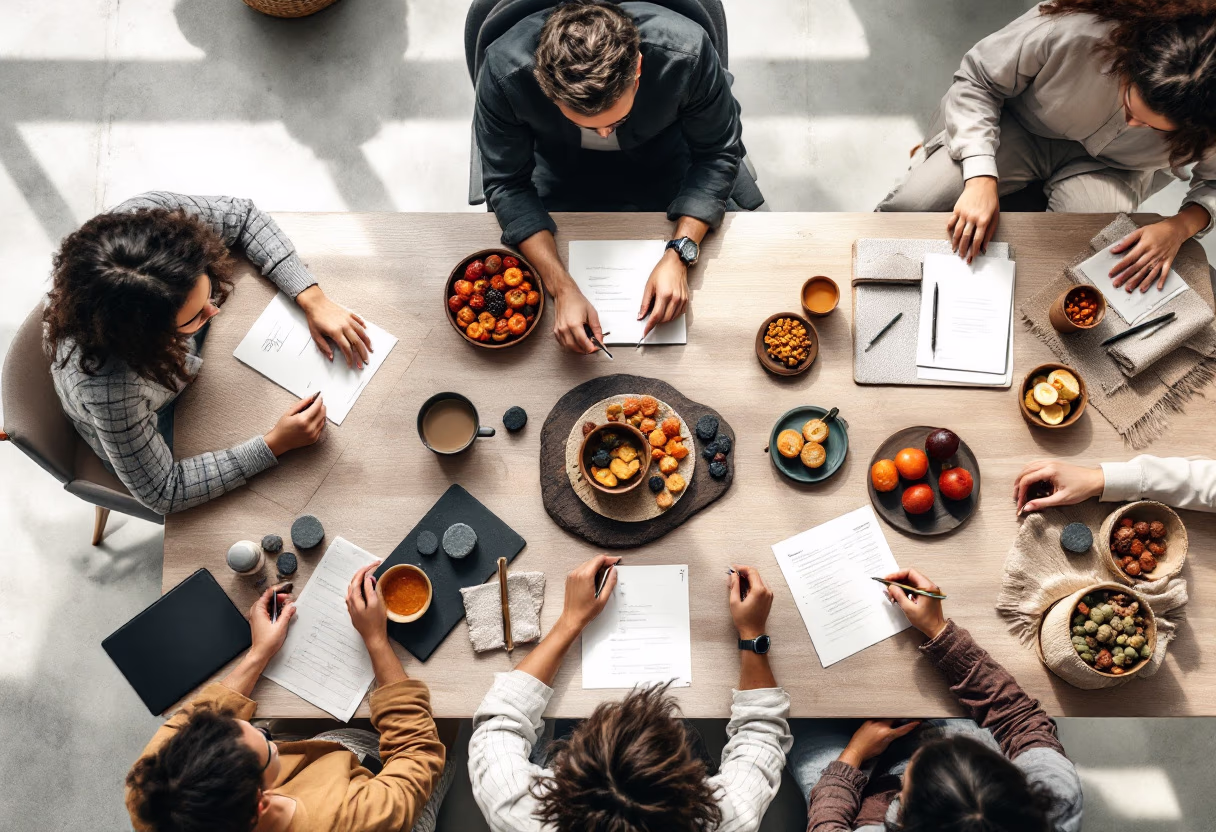 image of a brainstorming session (for a consulting firm)