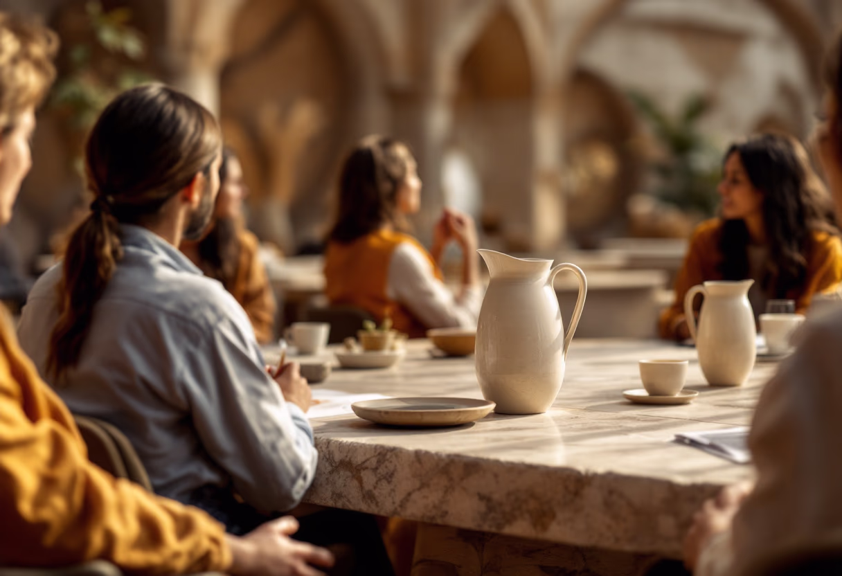 image of an industry conference (for a ai marketing tech company)