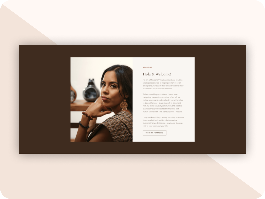 Efi Guzmán home page