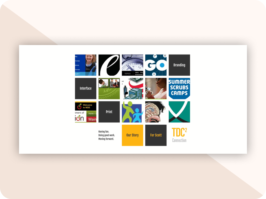 The Design Company home page