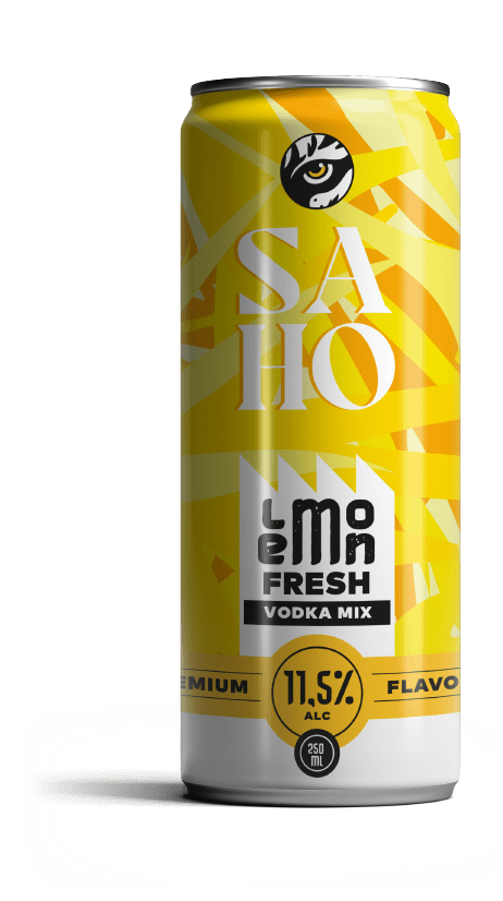 SaHo Lemon Fresh 250ml Dose – Lemon Fresh mit 20% Alkoholgehalt