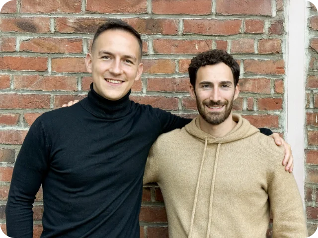 Simon Pieren und Maximilian Engler, Co-Founders von Dubly.AI