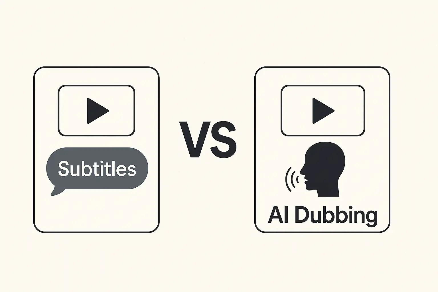Subtitles vs. AI Dubbing: Which Is Better for Your Videos?