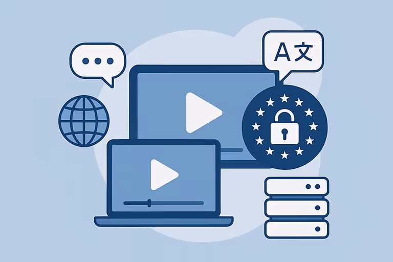 Ist KI-Videoübersetzung DSGVO-konform? Worauf Unternehmen wirklich achten müssen