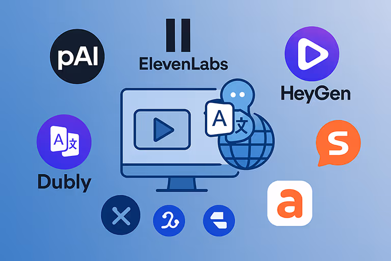 Top 5 AI Dubbing Anbieter im Vergleich: Welches Tool ist die beste Lösung für Videoübersetzungen?