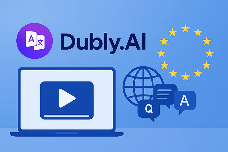 KI-Dubbing Anbieter aus Europa: Warum Dubly.AI die einzige echte Option ist