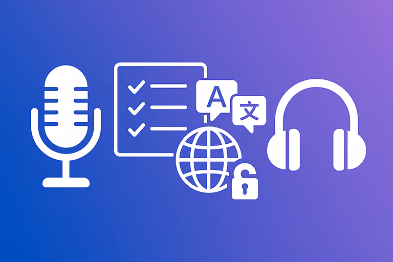 Podcasts übersetzen: Die besten KI-Anbieter im Vergleich (2025)