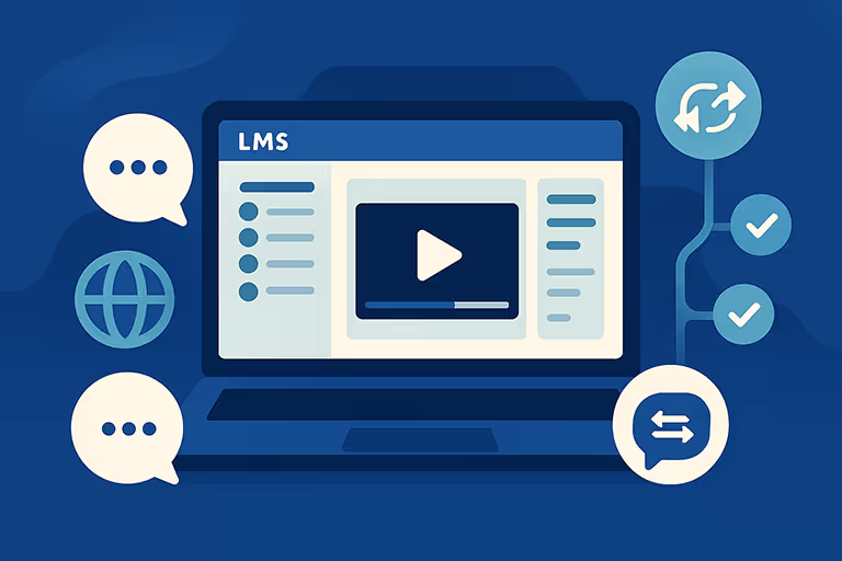 E-Learning-Inhalte aus LMS automatisch übersetzen? Schritt-für-Schritt