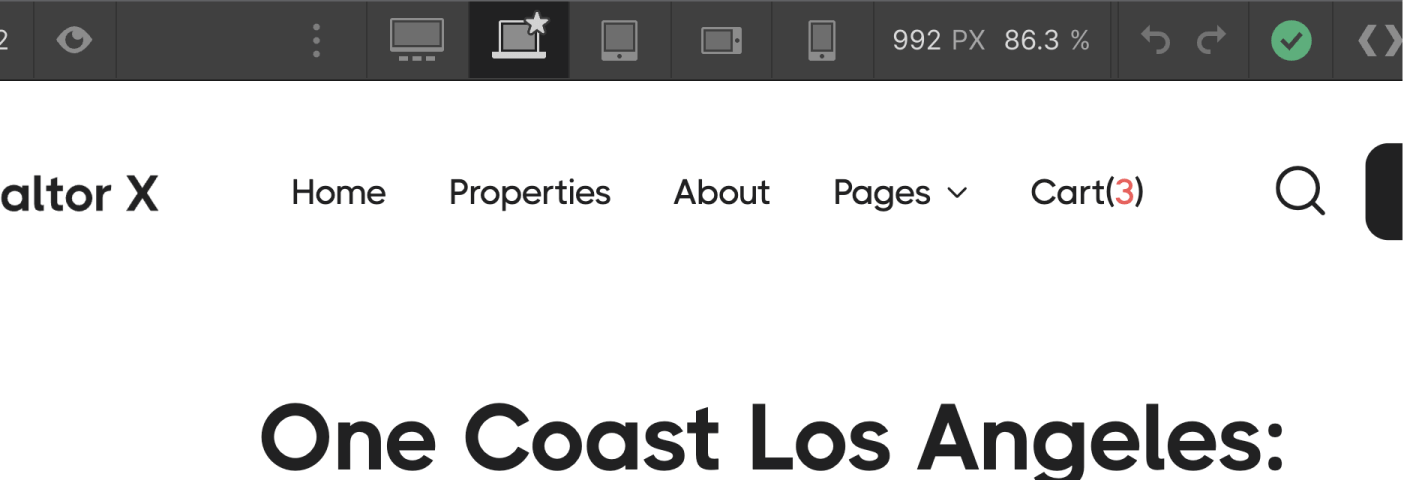 Responsive Design - Realtor X Webflow Template