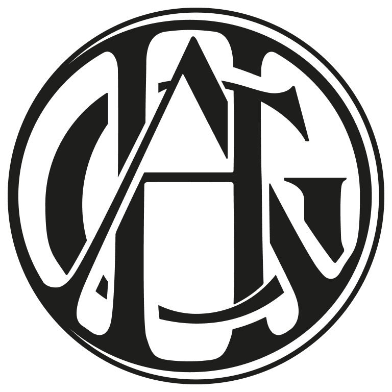 Logo mit ineinander verschlungenen Großbuchstaben 'A', 'G' und 'H' in einem Kreis.