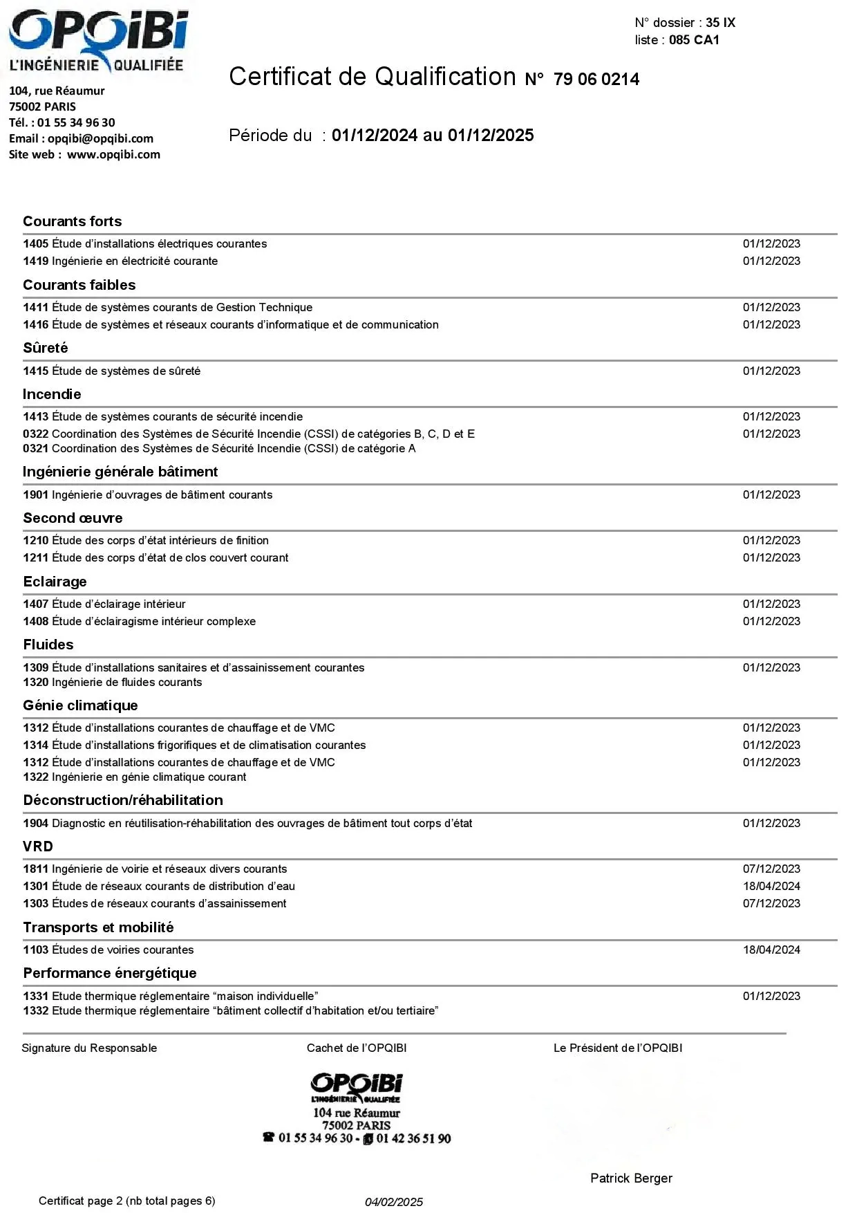 Qualifications OPQIBI page 2