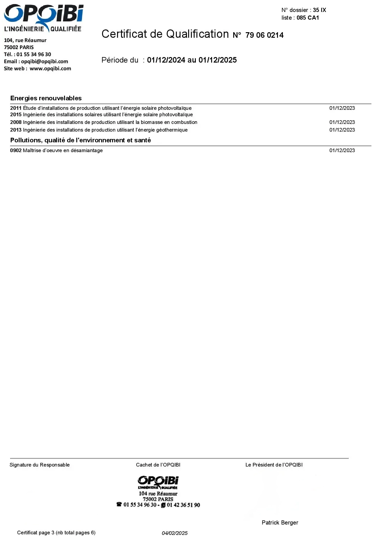 Qualifications OPQIBI page 3