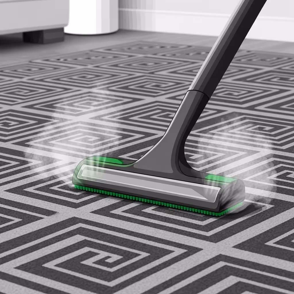 Professional preforming hot water extraction carpet cleaning for a commercial office