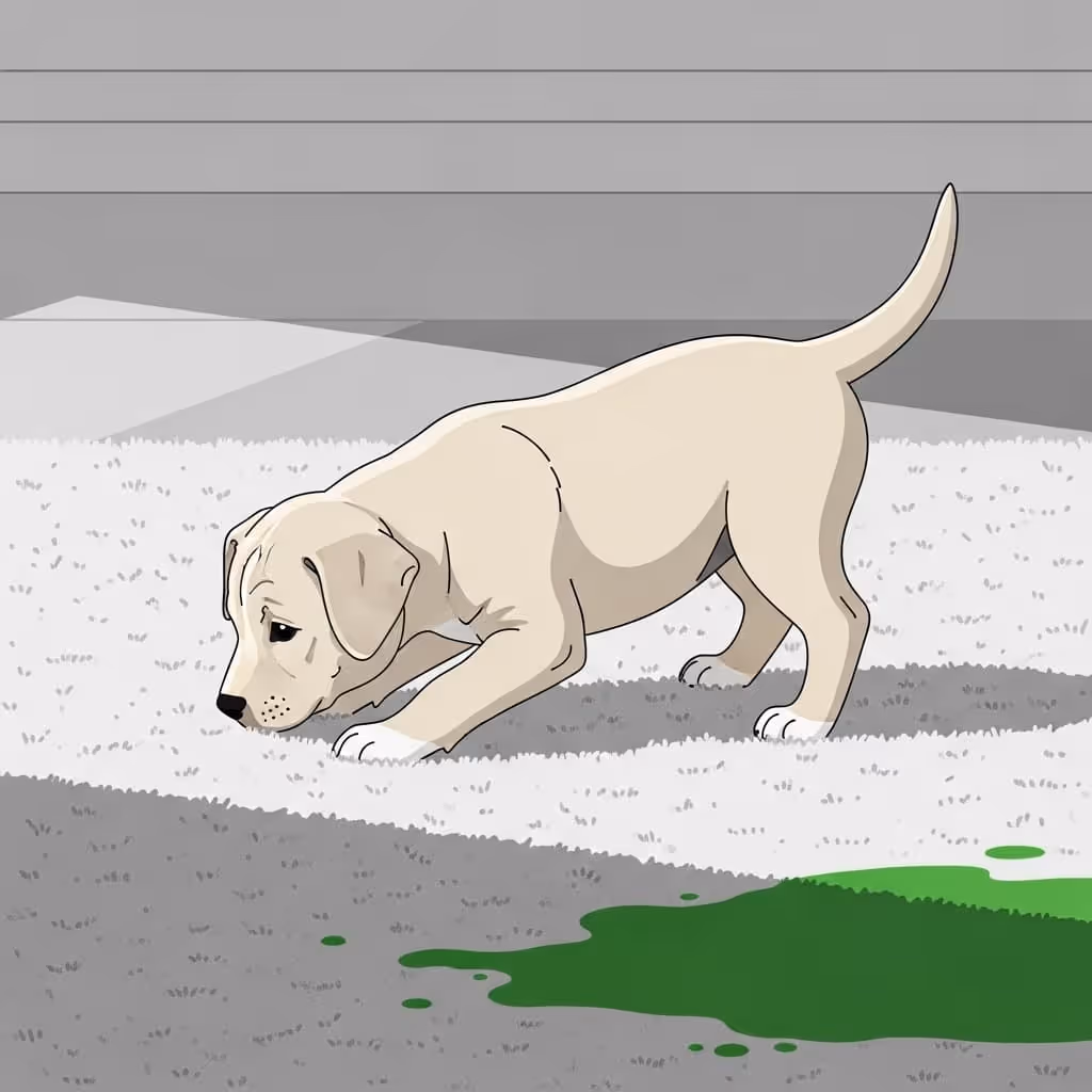 Dog pee on carpet causing pet odors that need to be removed professionally