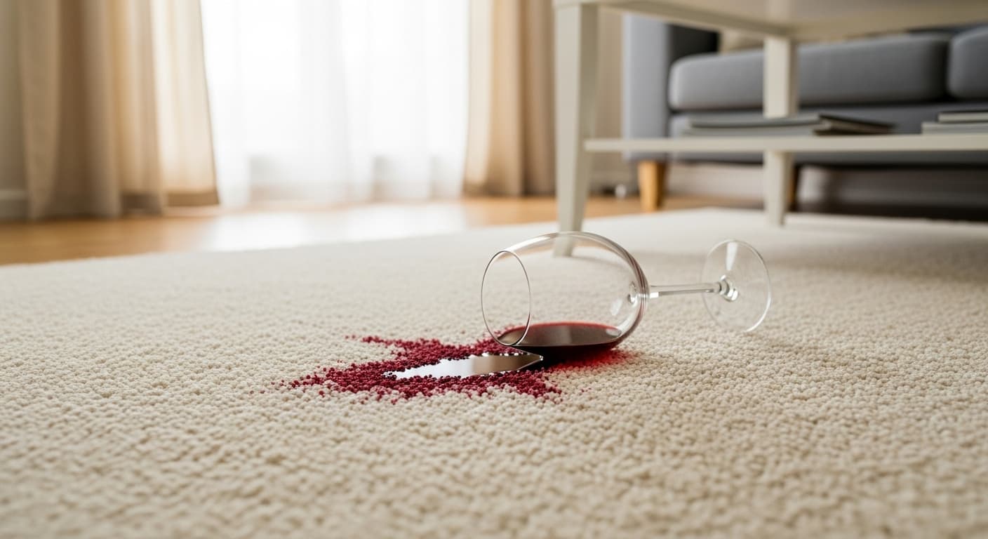 How to Remove Wine Stains from Carpet