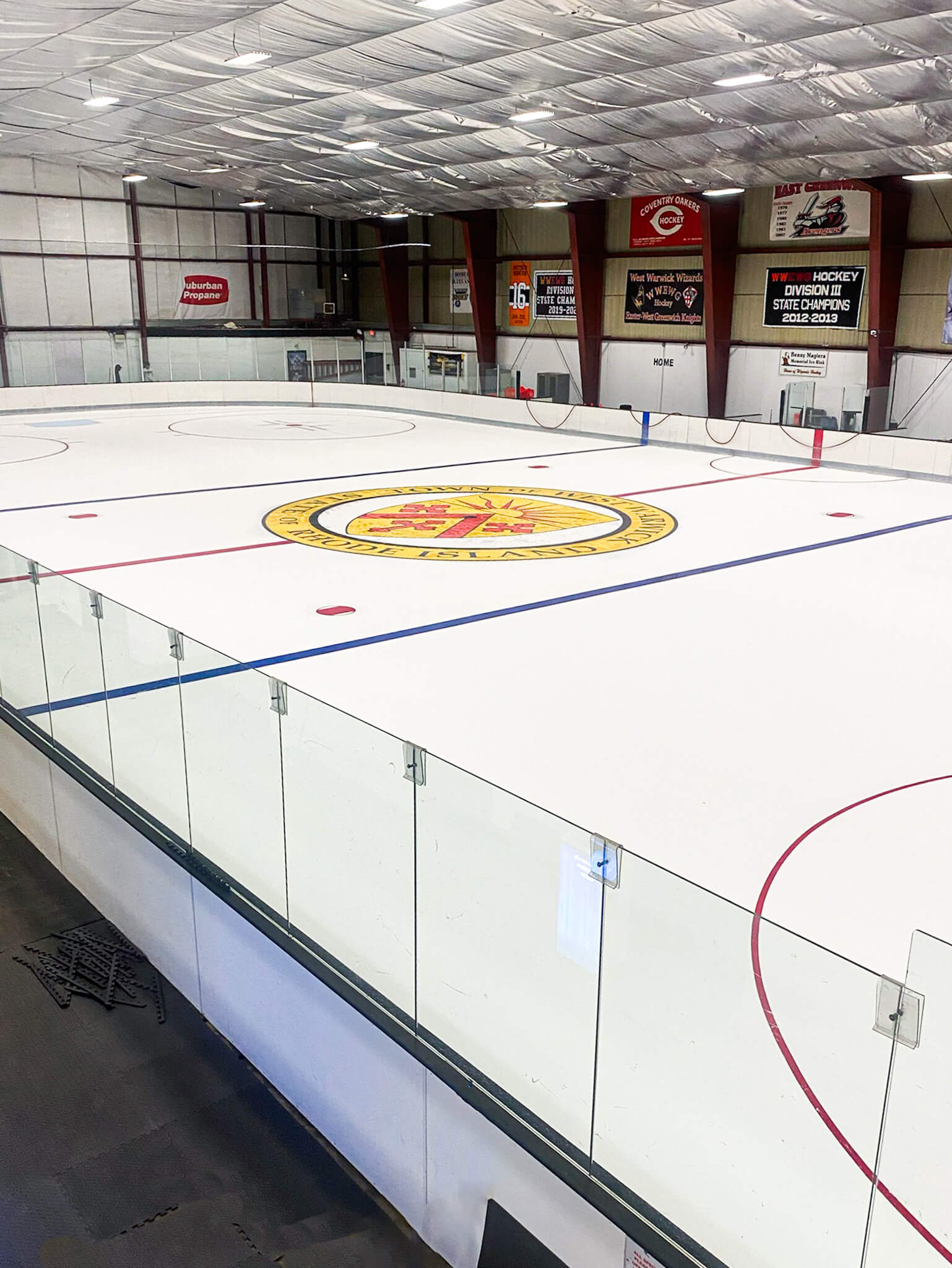 Arena refrigeration and HVAC system at a Greater Boston sports venue