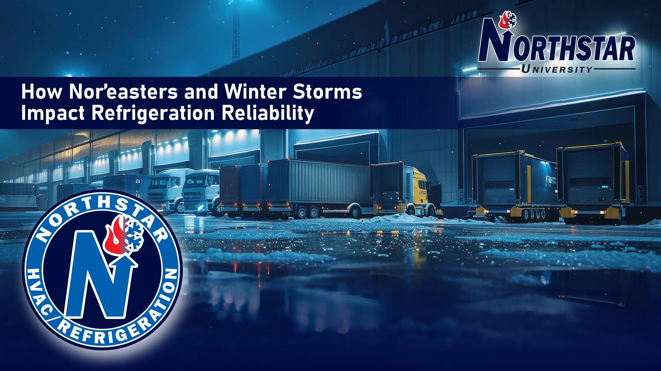 How Nor’easters and Winter Storms Impact Refrigeration Reliability