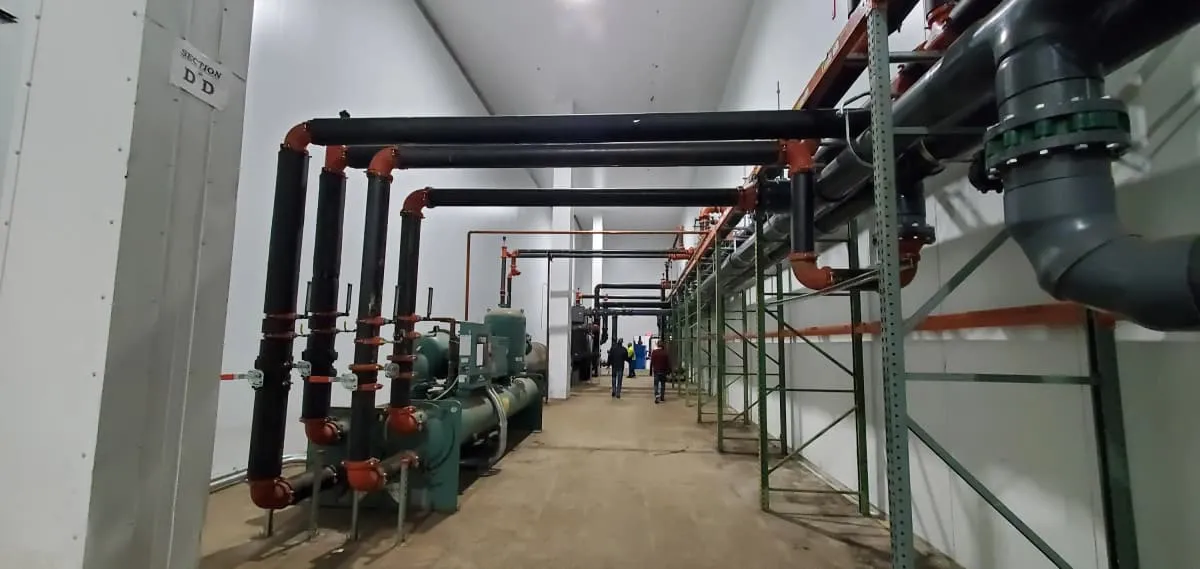 Commercial refrigeration chiller installation, scalable capacity systems by Northstar Refrigeration, New England
