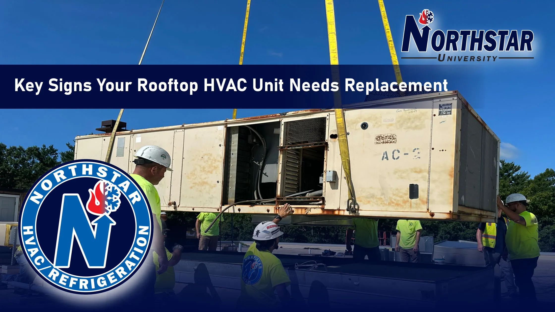 Key Signs Your Rooftop HVAC Unit Needs Replacement