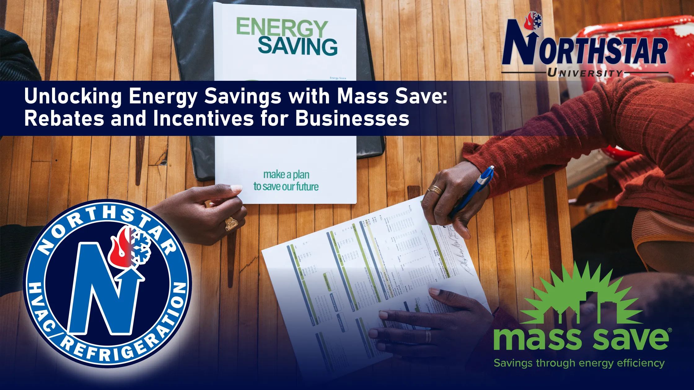Featured image for Northstar HVACR blog post: Unlocking Energy Savings with Mass Save: Rebates and Incentives for Businesses