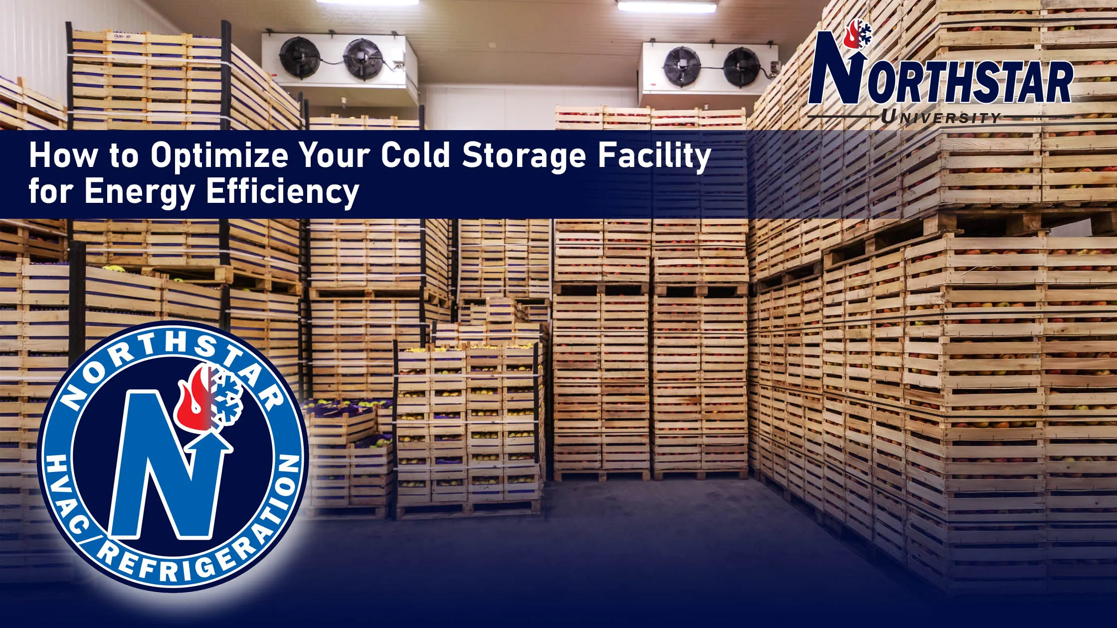 Featured image for Northstar HVACR blog post: How to Optimize Your Cold Storage Facility for Energy Efficiency