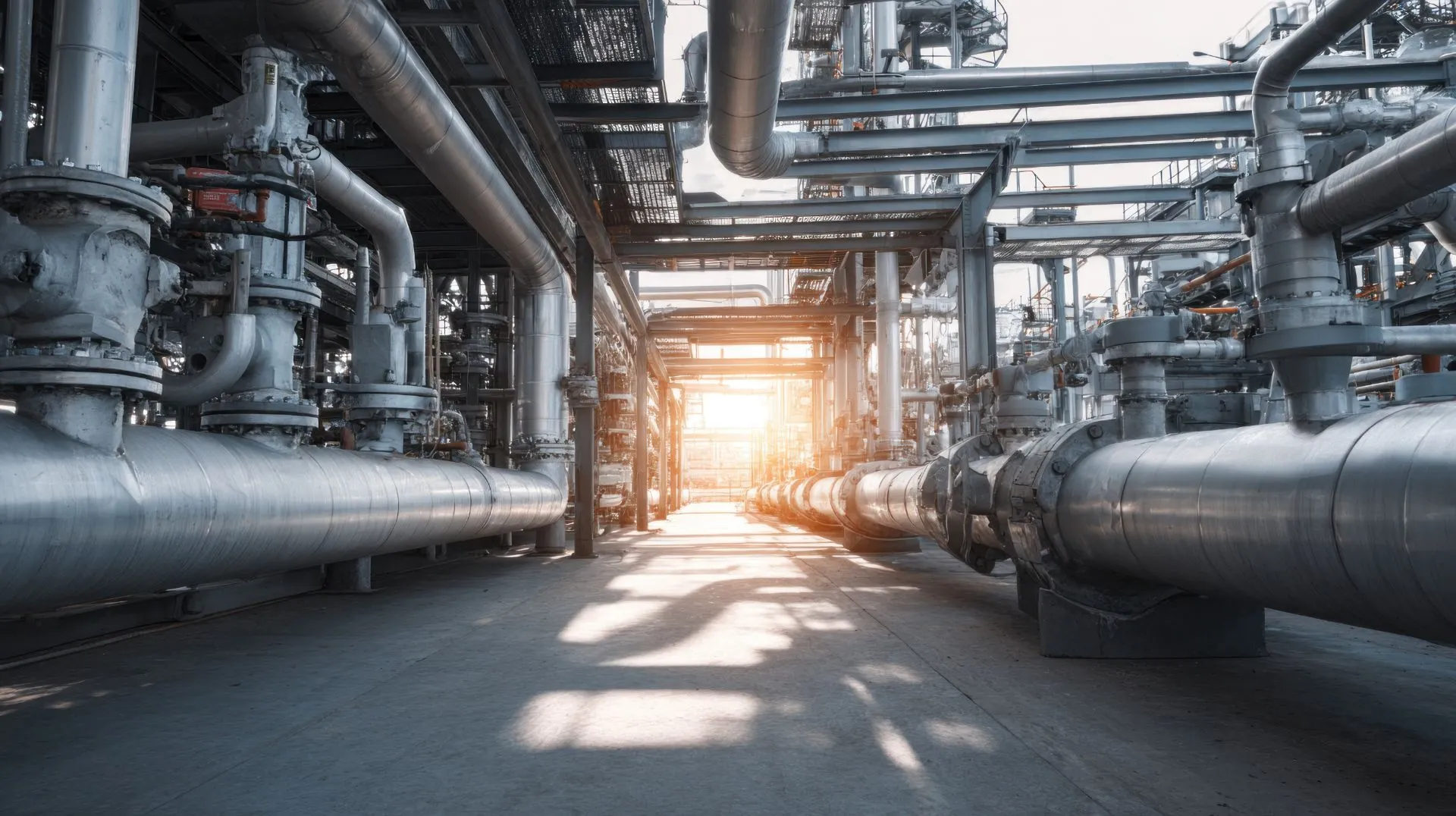 Industrial refrigeration piping systems installation