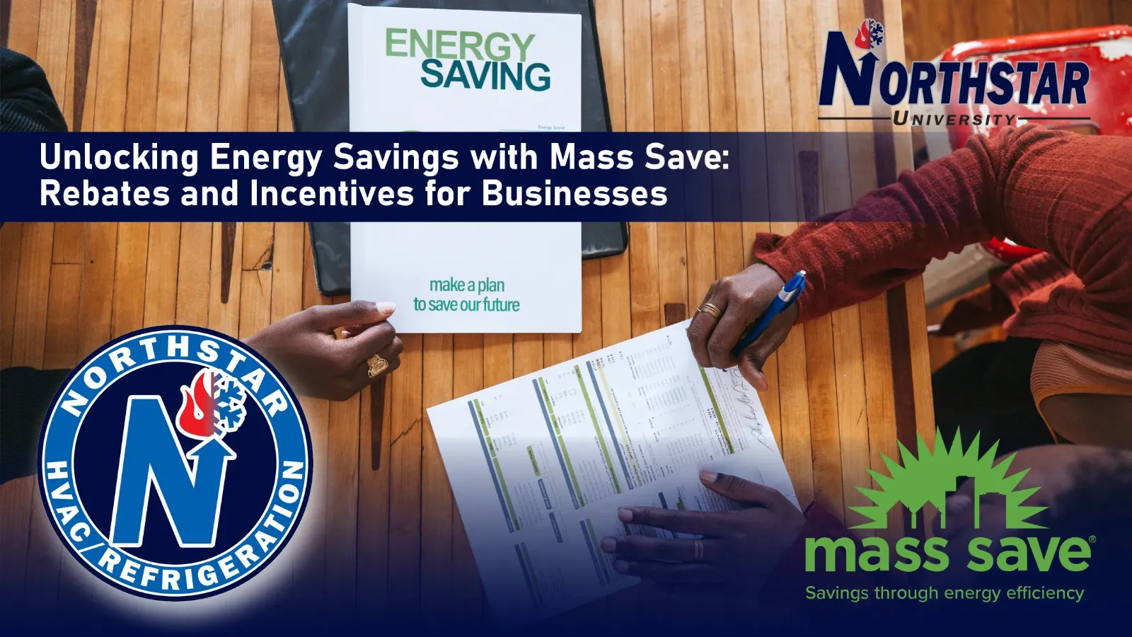 Featured image for Northstar HVACR blog post: Unlocking Energy Savings with Mass Save: Rebates and Incentives for Businesses