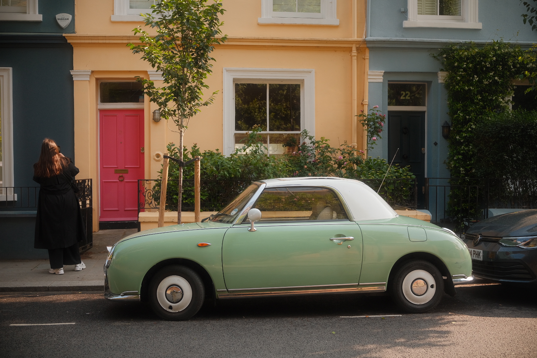 Image of a vintage car in London