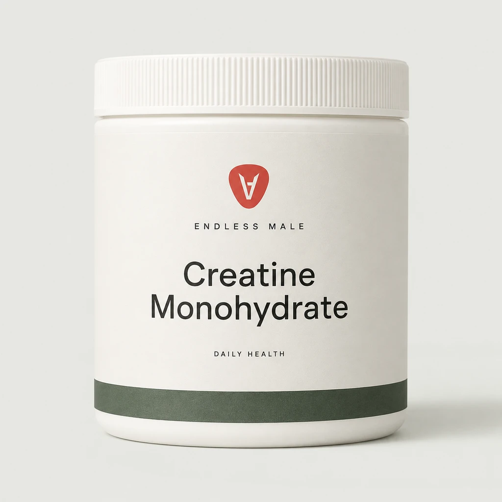 Endless Male creatine monohydrate single v1 webp concept