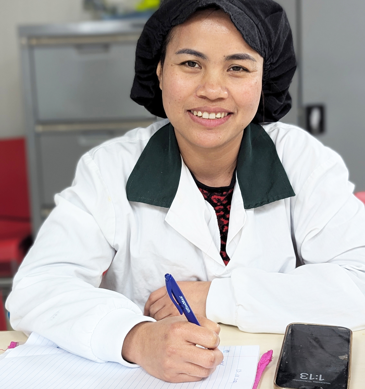An adult literacy learner