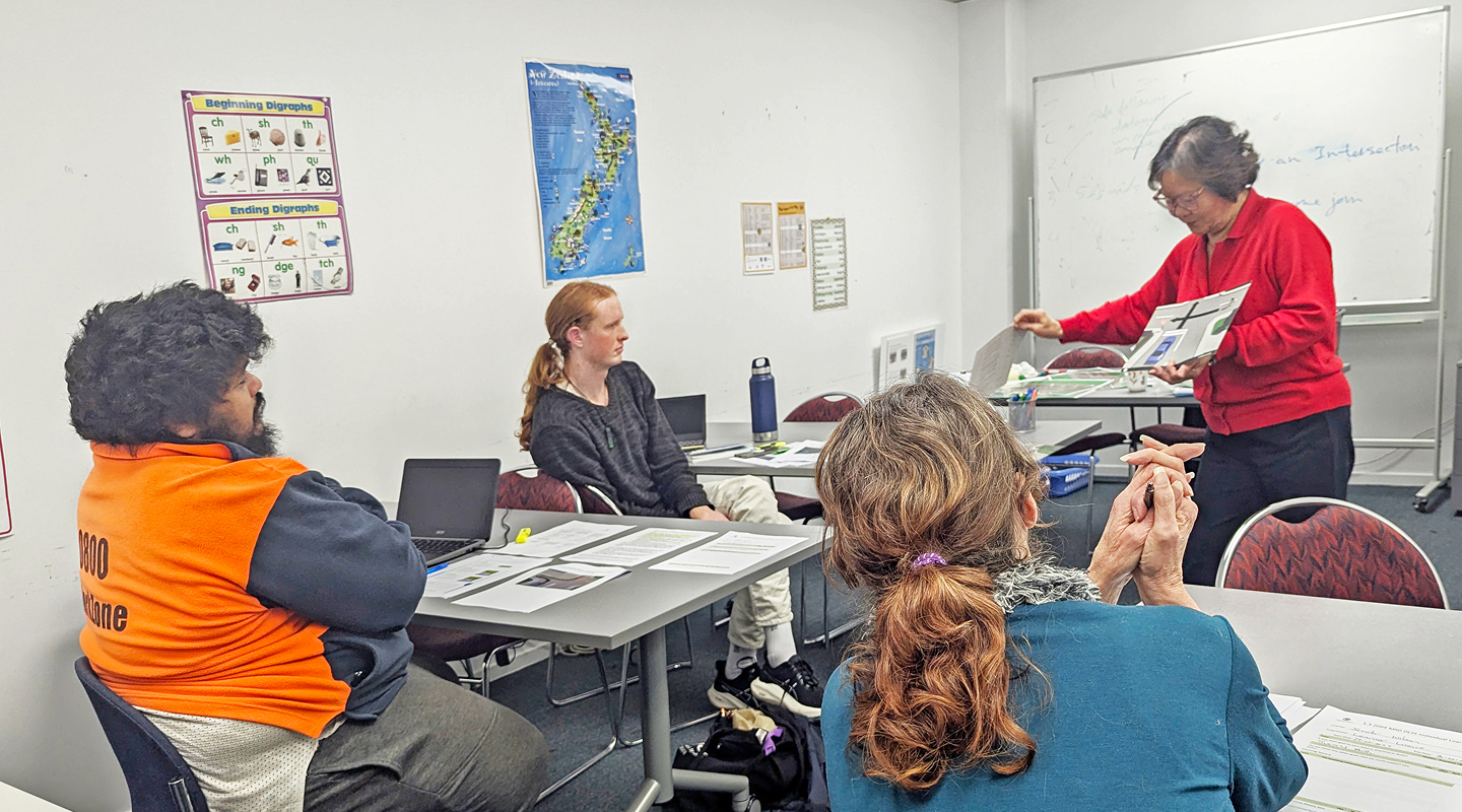 Adult Learners in a classroom