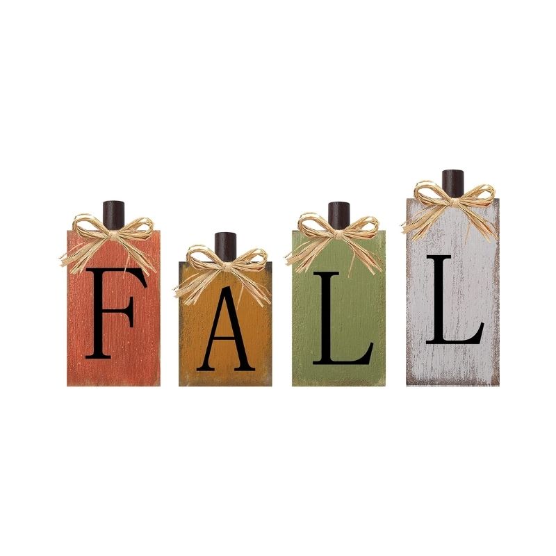 Fall Wooden Table Decoration