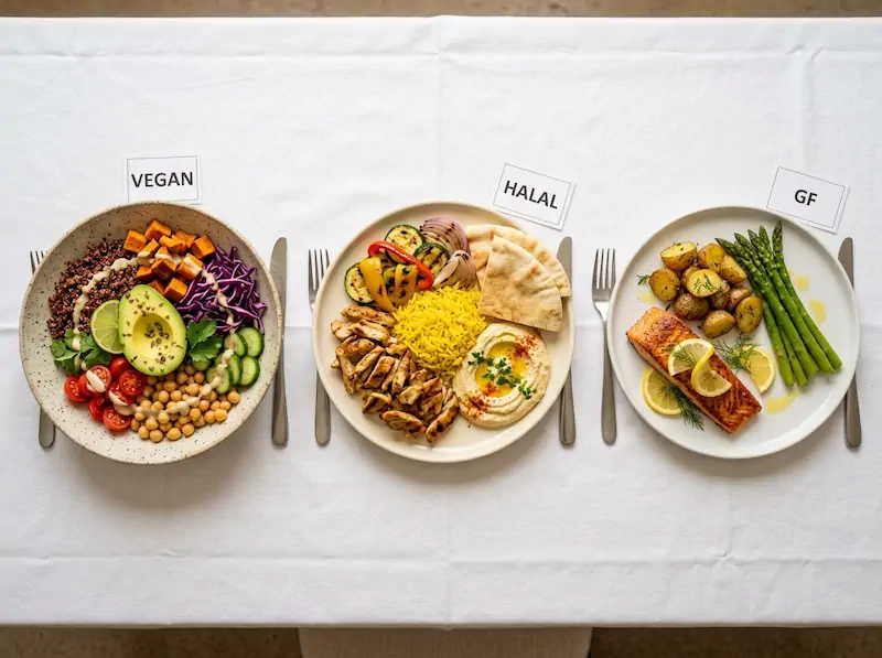 Dietary accommodations on film sets