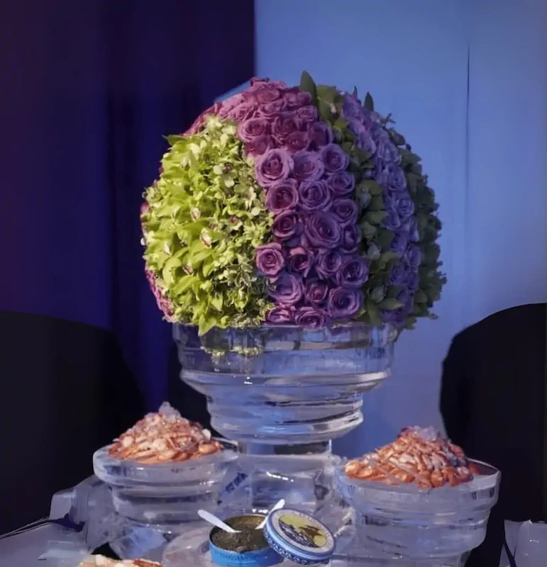 Exquisite Delites luxury catering setup at Atlanta event