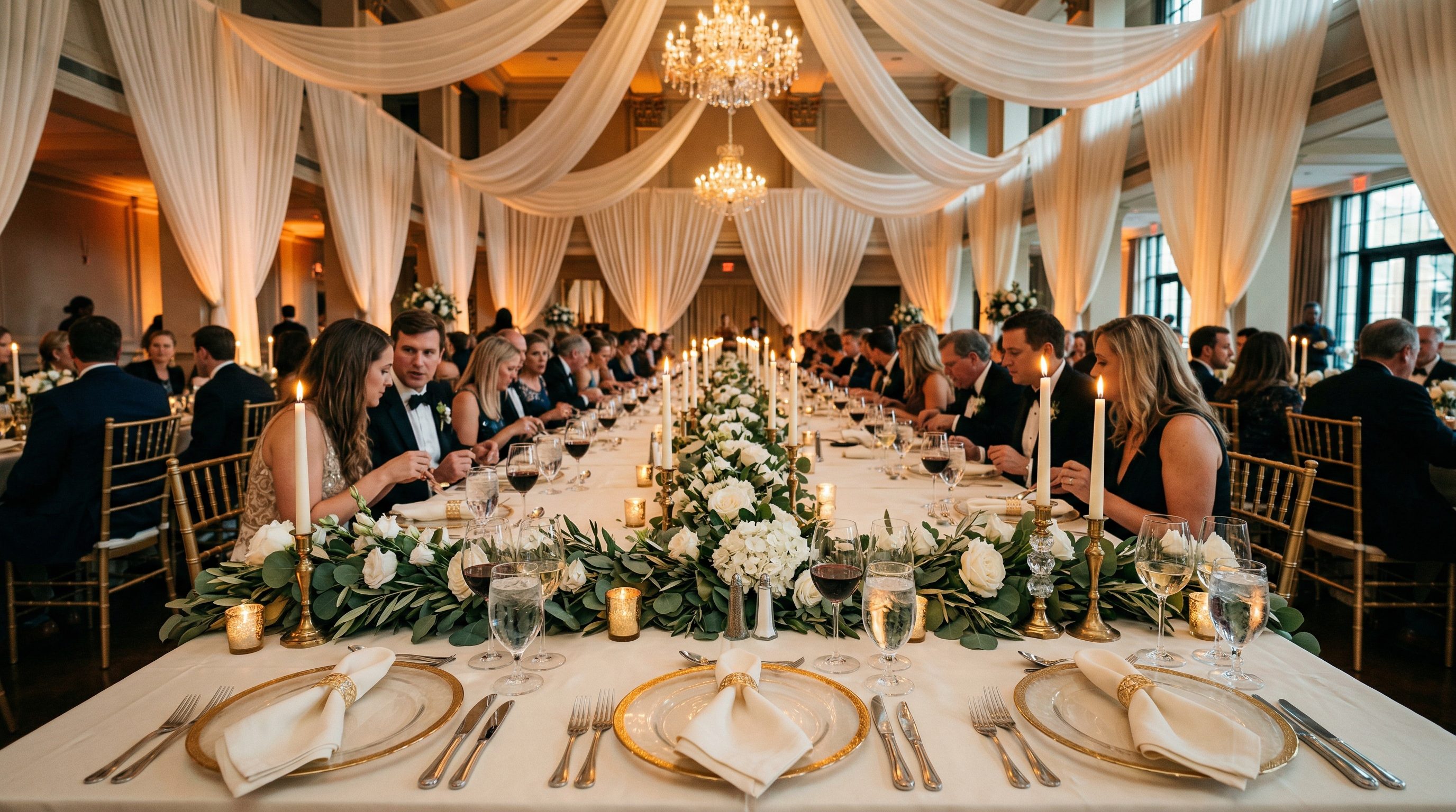 How to choose a caterer in Atlanta with a formal banquet table setup