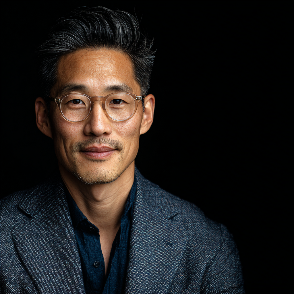 [headshot] image of customer giving a testimonial (for a ai biotech company)
