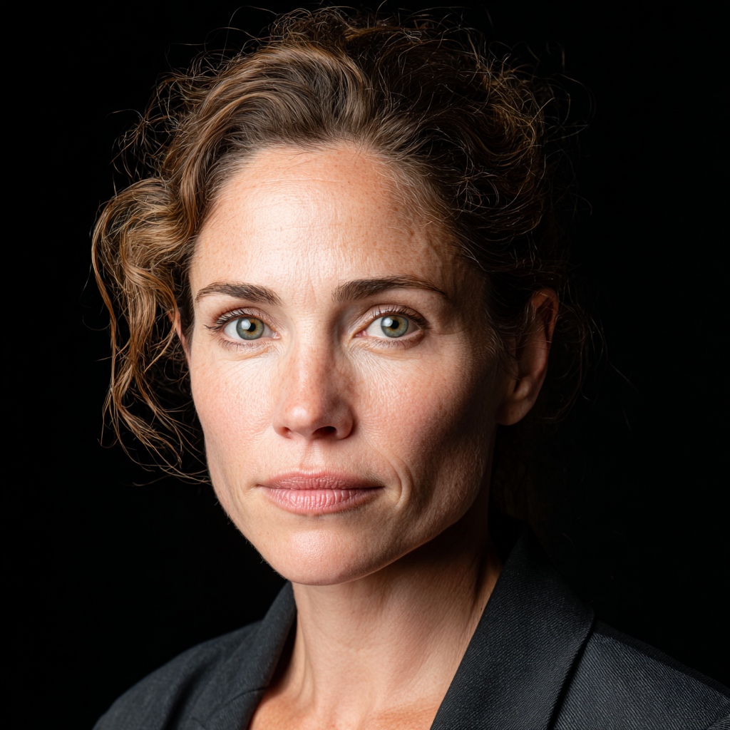 <subject>[headshot] image of customer (for a productivity tools business)</subject>